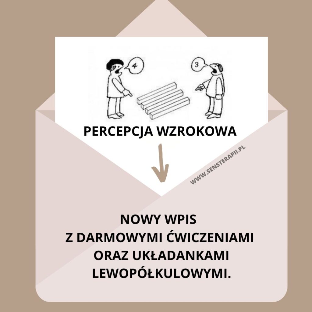 Percepcja Co To Znaczy Percepcja wzrokowa - darmowe karty pracy i układanki lewopółkulowe